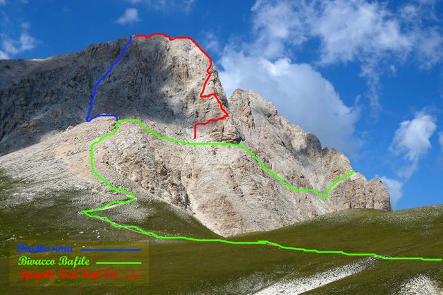 Percorsi sul Corno Grande