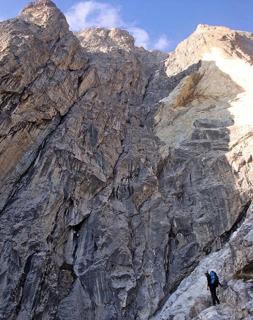 L'ambiente a dir poco gicantesco del Paretone