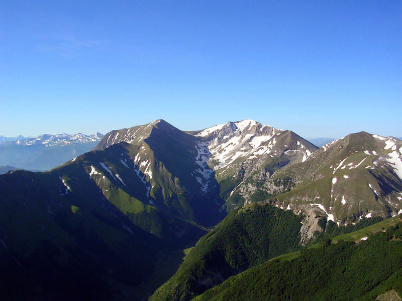 Il monte Vettore dalla cima della Sibilla