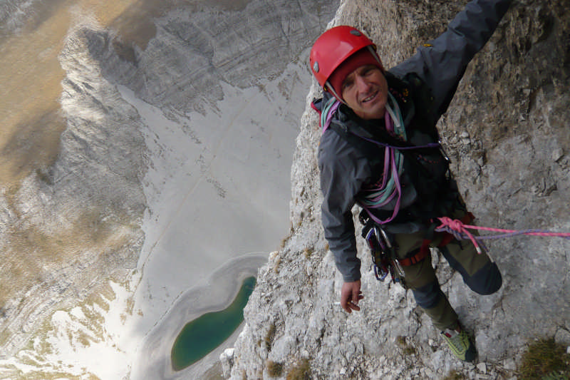 Patrizio in sosta lungo la Florio-Calibani