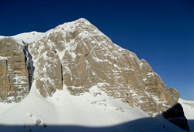 Il Pizzo del Diavolo in una magnifica e gelida giornata di Gennaio.