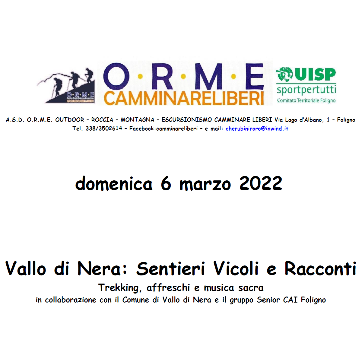 Domenica 6 Marzo 2022
